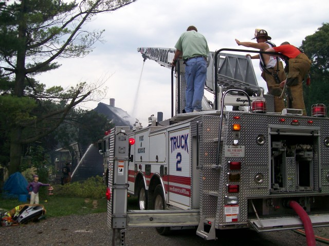 Local Alarm 2-15, house fire, fully involved, 07-03-2007